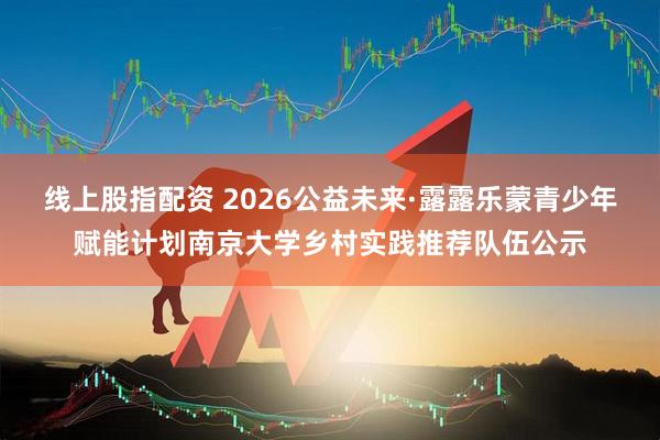 线上股指配资 2026公益未来·露露乐蒙青少年赋能计划南京大学乡村实践推荐队伍公示